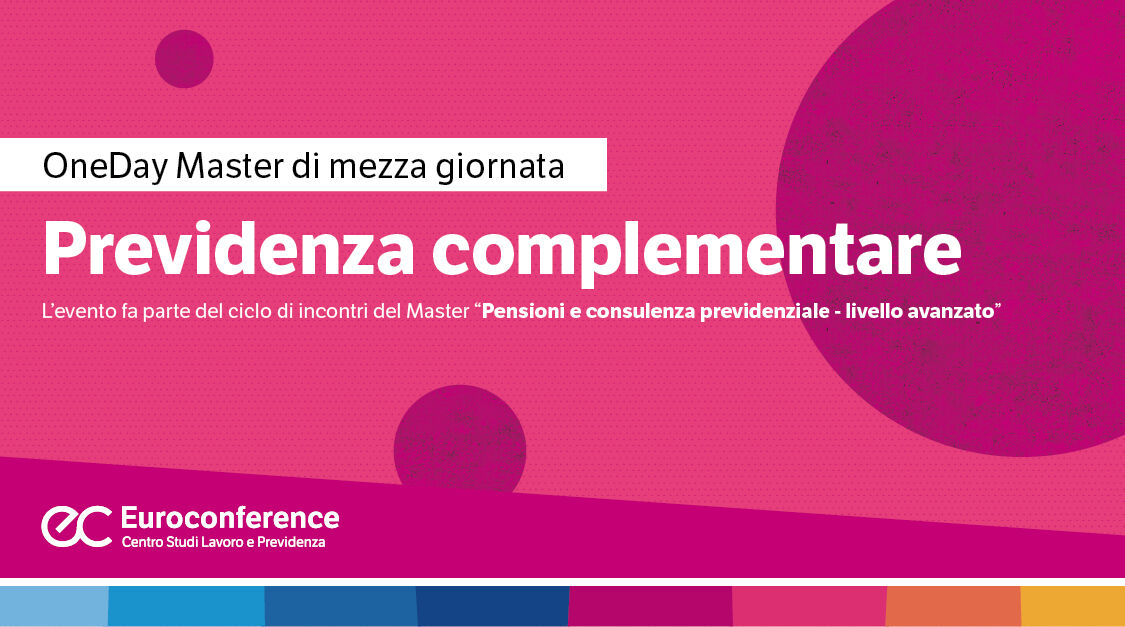 Immagine Previdenza complementare | Euroconference